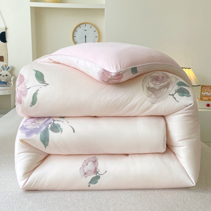 91家纺网 家纺一手货源 找家纺 （总）小禹仔家纺  2025新款亲肤柔软大豆被数码印花针织棉大豆被冬被子被芯春秋被