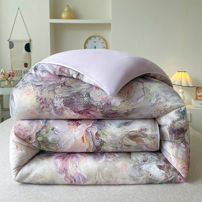 91家纺网 家纺一手货源 找家纺 （总）小禹仔家纺  2025新款亲肤柔软大豆被数码印花针织棉大豆被冬被子被芯春秋被