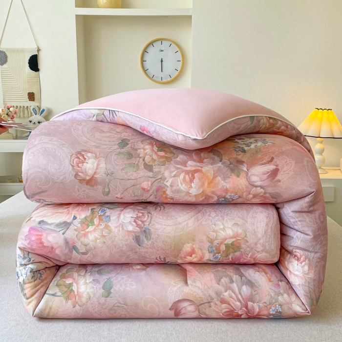 91家纺网 家纺一手货源 找家纺 （总）小禹仔家纺  2025新款亲肤柔软大豆被数码印花针织棉大豆被冬被子被芯春秋被