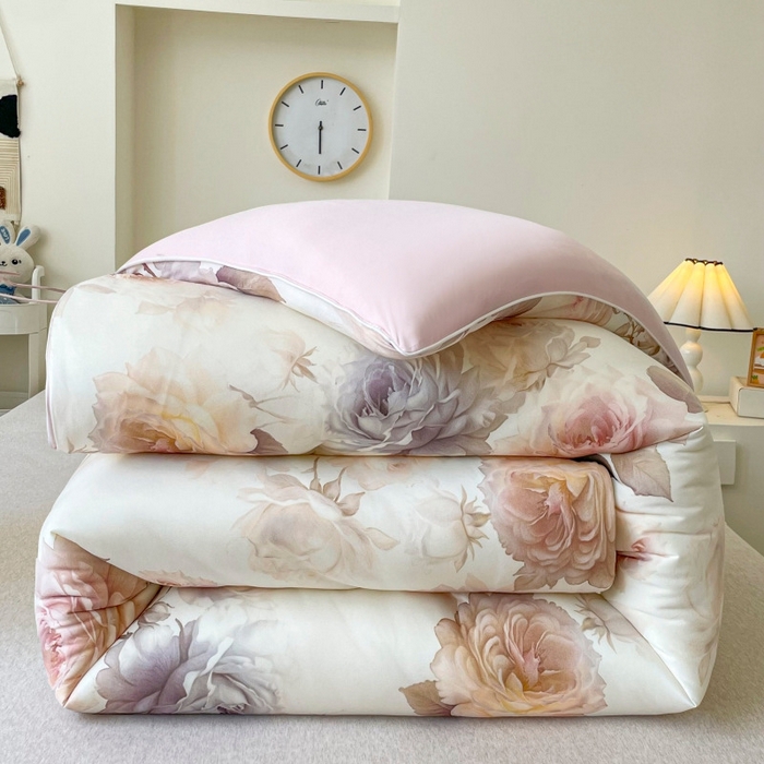 91家纺网 家纺一手货源 找家纺 （总）小禹仔家纺  2025新款亲肤柔软大豆被数码印花针织棉大豆被冬被子被芯春秋被