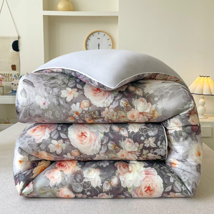 91家纺网 家纺一手货源 找家纺 （总）小禹仔家纺  2025新款亲肤柔软大豆被数码印花针织棉大豆被冬被子被芯春秋被