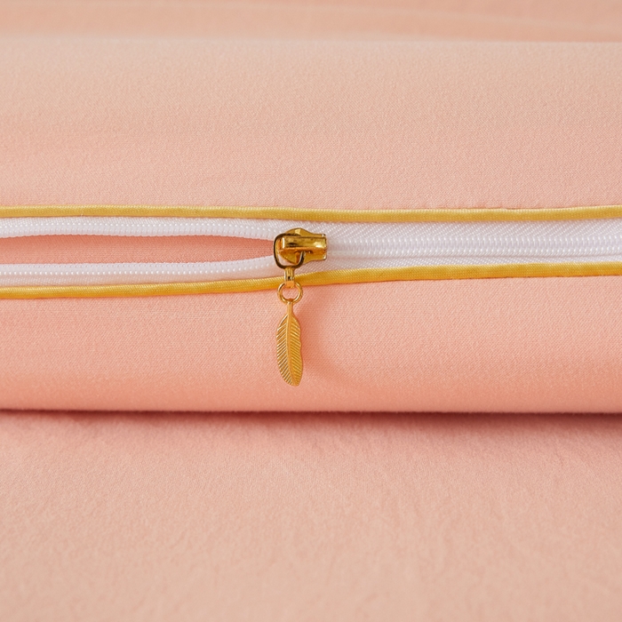 91家纺网 家纺一手货源 找家纺 小叮当家纺仓储工厂店 2025新款原棉大豆被子母扣拉链二合一被被子被芯 玉色