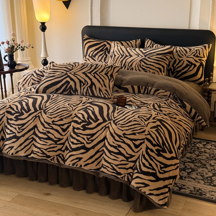 91家纺网 家纺一手货源 找家纺 （总）金盛皇朝家纺 2025新款高克重美拉德牛奶绒床单床盖单件三件四件套