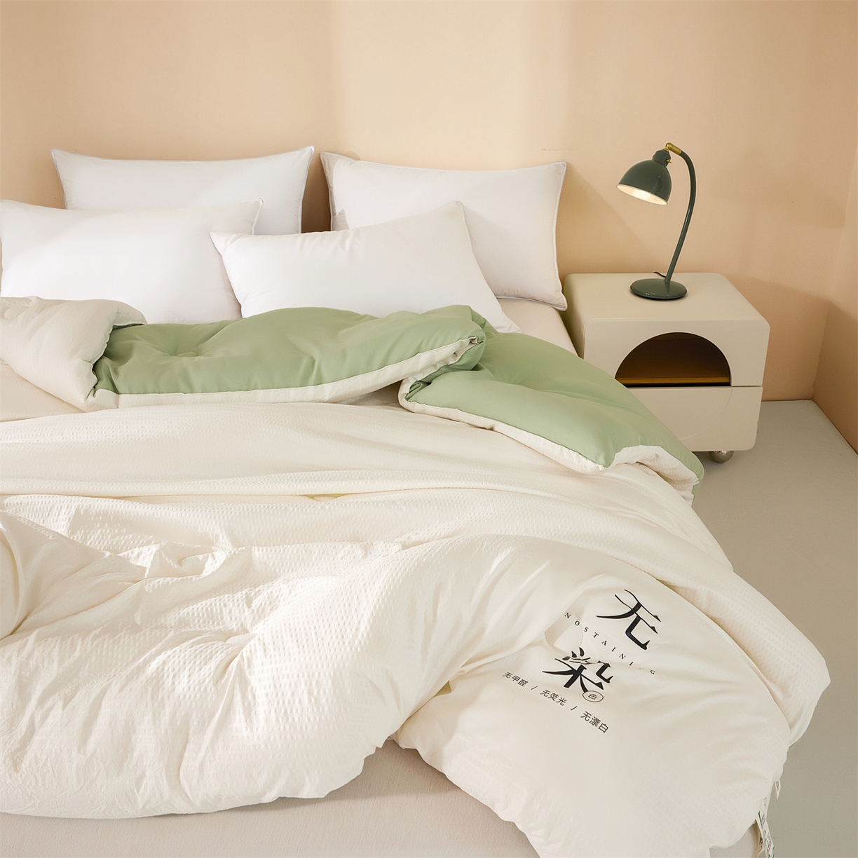 91家纺网 家纺一手货源 找家纺 （总）小叮当家纺仓储工厂店 2025新款亲肤舒适A类水洗棉原棉大豆被被子被芯-无染