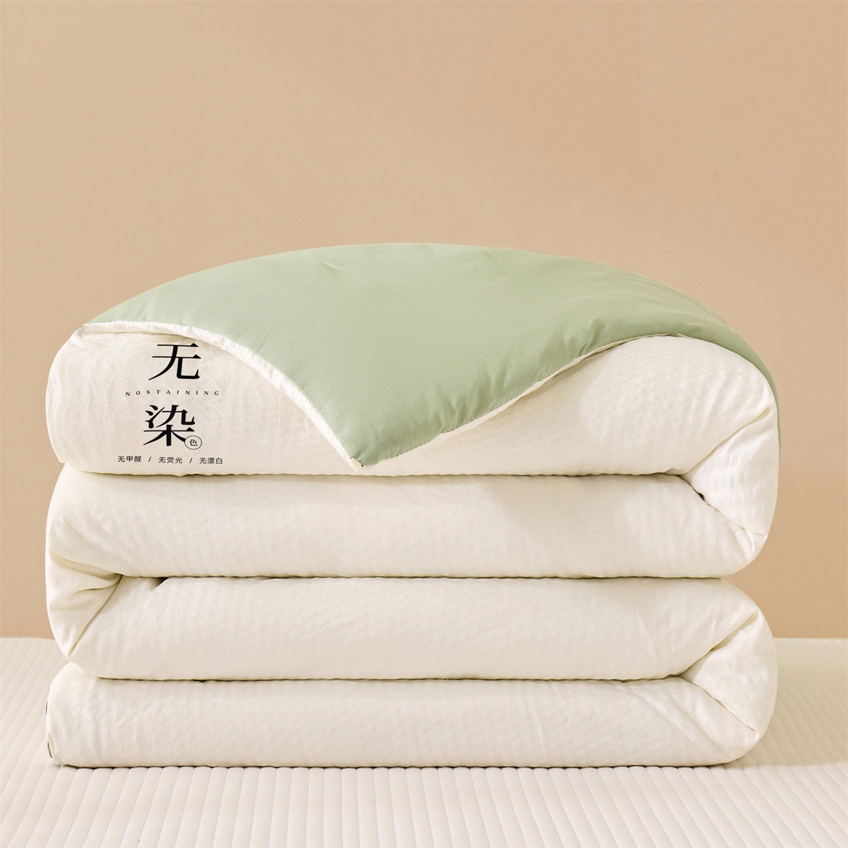 91家纺网 家纺一手货源 找家纺 （总）小叮当家纺仓储工厂店 2025新款亲肤舒适A类水洗棉原棉大豆被被子被芯-无染