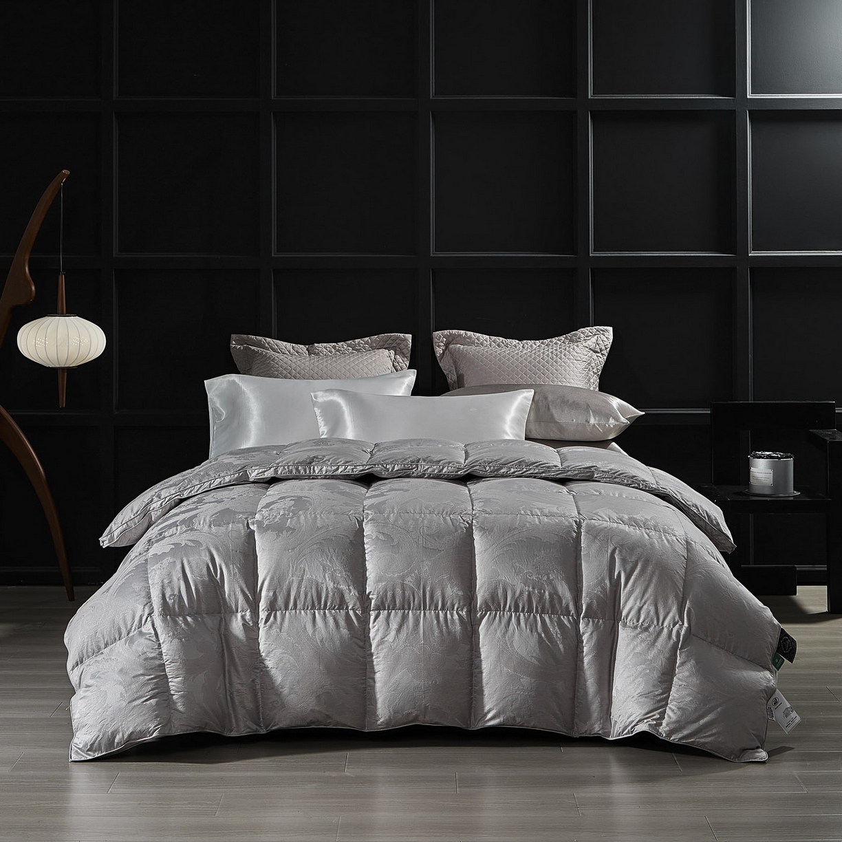 91家纺网 家纺一手货源 找家纺 （总）暖羽屋羽绒馆 2025新款95鹅绒被180s大提花 带质检 婚庆双人羽绒被芯 2米羽绒被子