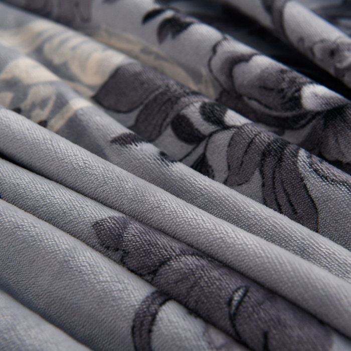 91家纺网 家纺一手货源 找家纺 沐妍家纺 2025新款8斤加厚保暖金貂绒牛奶绒印花四件套 莫兰迪