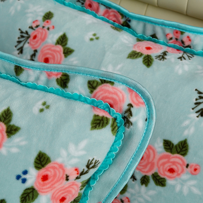 91家纺网 家纺一手货源 找家纺 沐妍家纺 2025新款8斤加厚保暖金貂绒牛奶绒印花四件套 莫奈花园