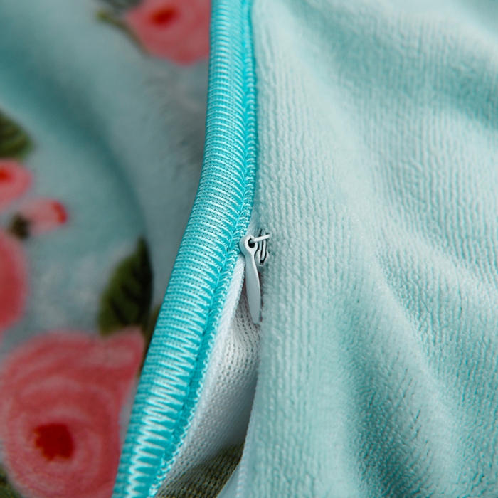 91家纺网 家纺一手货源 找家纺 沐妍家纺 2025新款8斤加厚保暖金貂绒牛奶绒印花四件套 莫奈花园