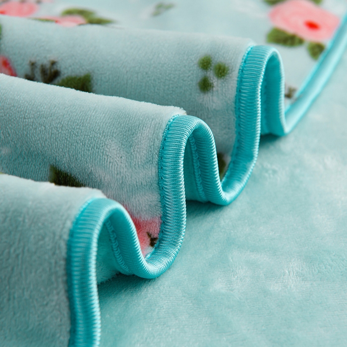 91家纺网 家纺一手货源 找家纺 沐妍家纺 2025新款8斤加厚保暖金貂绒牛奶绒印花四件套 莫奈花园