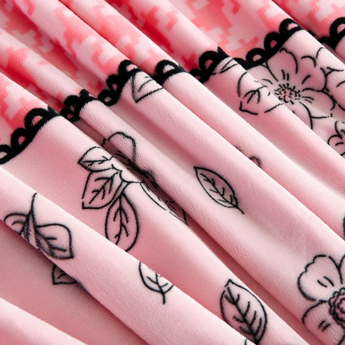 91家纺网 家纺一手货源 找家纺 沐妍家纺 2025新款8斤加厚保暖金貂绒牛奶绒印花四件套 赛琳娜