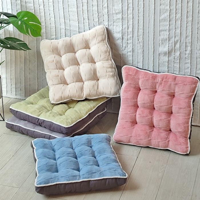 91家纺网 家纺一手货源 找家纺 （总）李帅家居 2025新款牛奶绒立体坐垫饼干抱枕椅子垫靠垫沙发抱枕垫腰靠