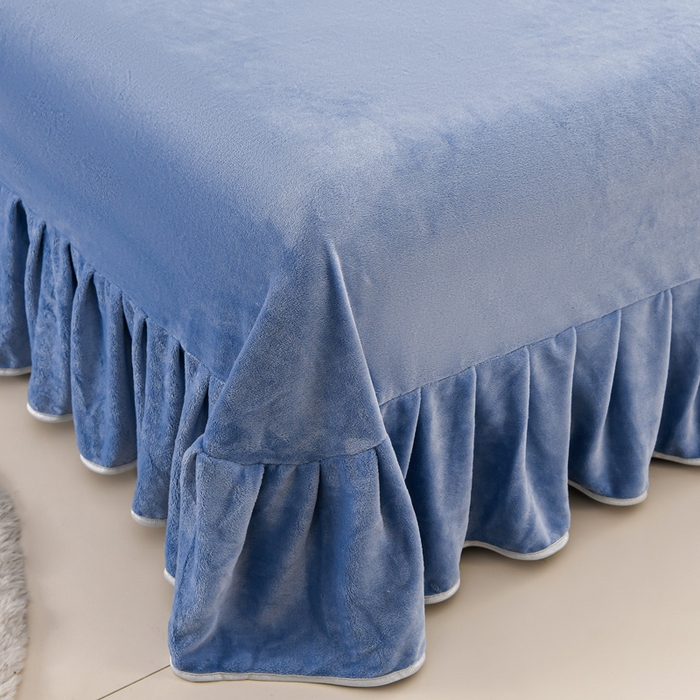 91家纺网 家纺一手货源 找家纺 沐妍家纺 2025新款8斤加厚保暖金貂绒牛奶绒印花四件套 水墨年华