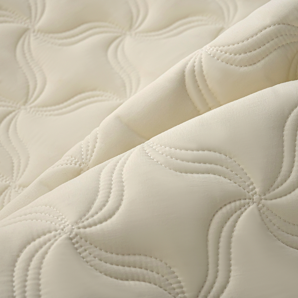 91家纺网 家纺一手货源 找家纺 小叮当家纺仓储工厂店 2025新款A类原棉大豆防水床笠单品床笠单件单床笠隔尿夹棉床笠床垫保护罩外贸跨境 爱恋-米白