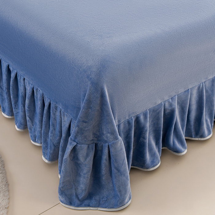 91家纺网 家纺一手货源 找家纺 沐妍家纺 2025新款8斤加厚保暖金貂绒牛奶绒印花四件套 四叶草