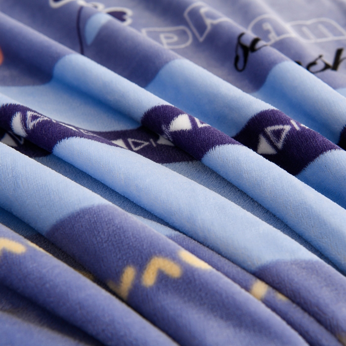 91家纺网 家纺一手货源 找家纺 沐妍家纺 2025新款8斤加厚保暖金貂绒牛奶绒印花四件套 四叶草