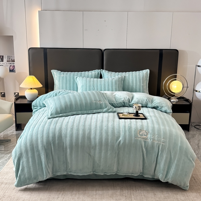 91家纺网 家纺一手货源 找家纺 （总）保罗圣迪奥 2025新款230克牛奶绒四件套-布兰卡