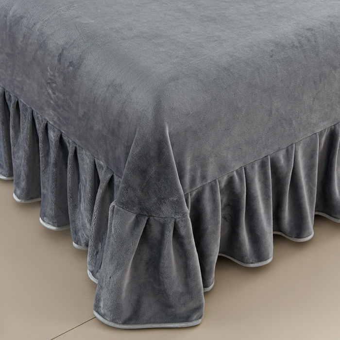 91家纺网 家纺一手货源 找家纺 沐妍家纺 2025新款8斤加厚保暖金貂绒牛奶绒印花四件套 雅韵