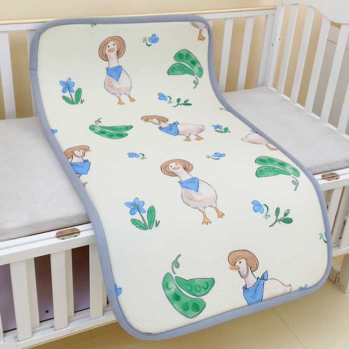 91家纺网 家纺一手货源 找家纺 （总）小叮当家纺仓储工厂店 2025新款A版冰豆豆B版针织婴童双面两用床垫床褥