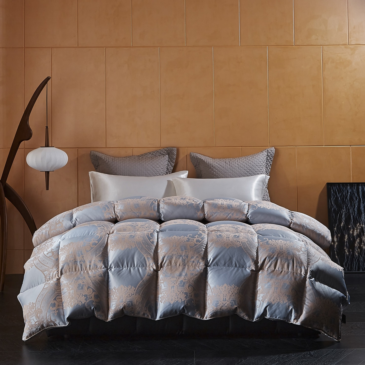 91家纺网 家纺一手货源 找家纺 暖羽屋羽绒馆 2025新款国标95鸭绒被子 婚庆羽绒被芯 双人冬被 加厚春秋被 保暖被 H凡尔赛纳