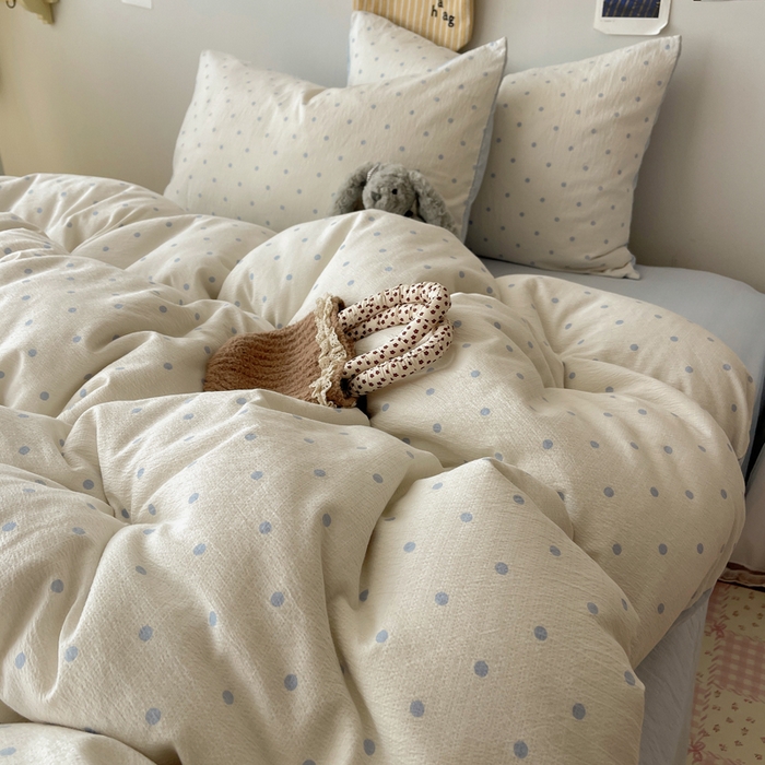 91家纺网 家纺一手货源 找家纺 （总）澜妃 2025新款云感提花双层纱四件套