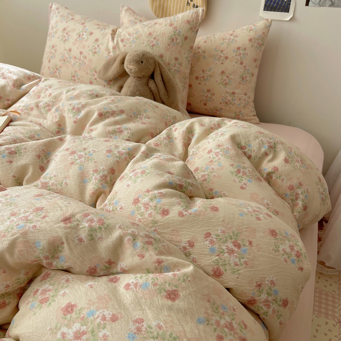 91家纺网 家纺一手货源 找家纺 （总）澜妃 2025新款云感提花双层纱四件套