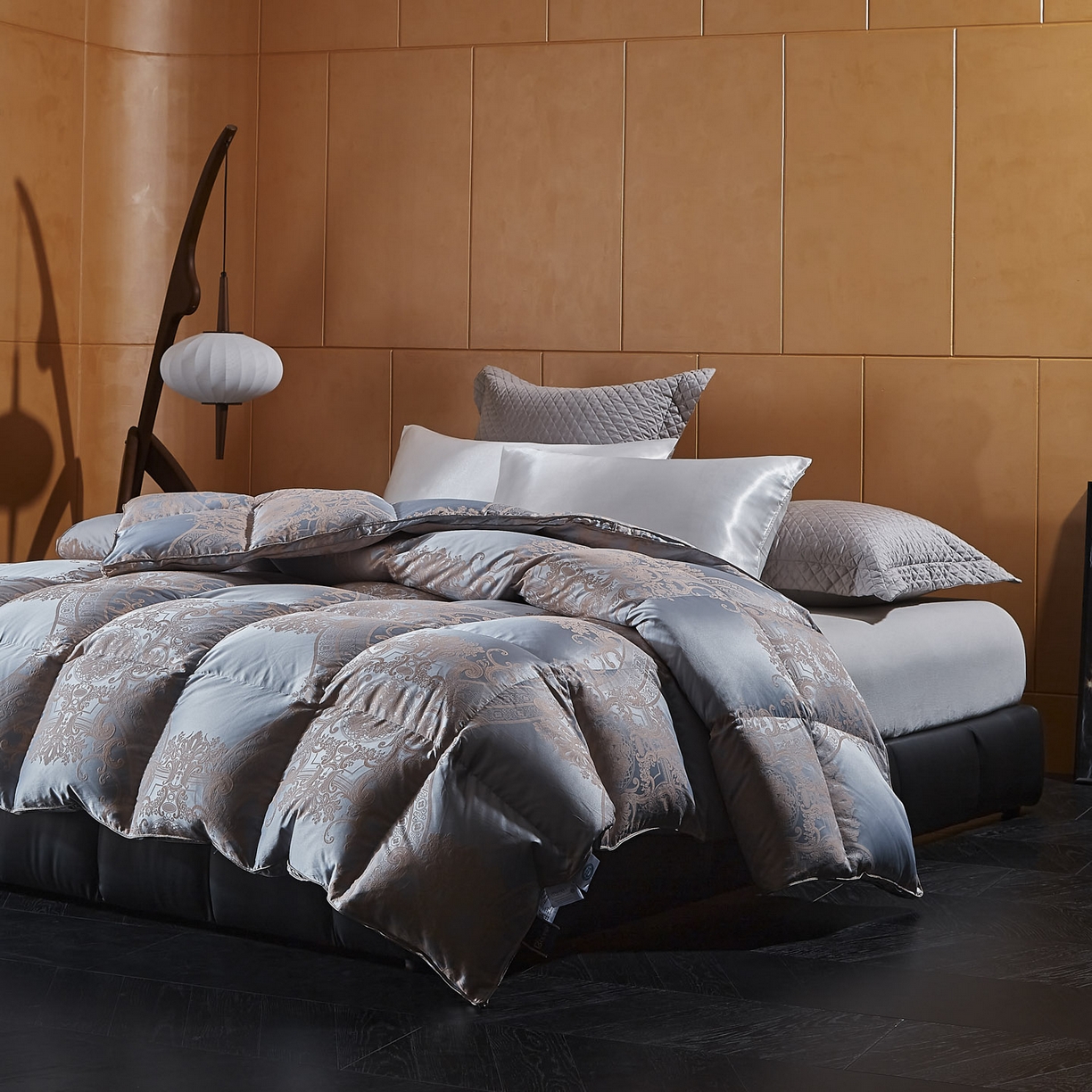 91家纺网 家纺一手货源 找家纺 暖羽屋羽绒馆 2025新款国标95鸭绒被子 婚庆羽绒被芯 双人冬被 加厚春秋被 保暖被 H凡尔赛纳