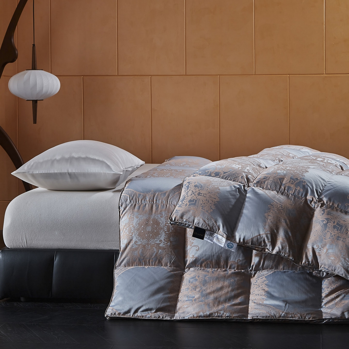 91家纺网 家纺一手货源 找家纺 暖羽屋羽绒馆 2025新款国标95鸭绒被子 婚庆羽绒被芯 双人冬被 加厚春秋被 保暖被 H凡尔赛纳