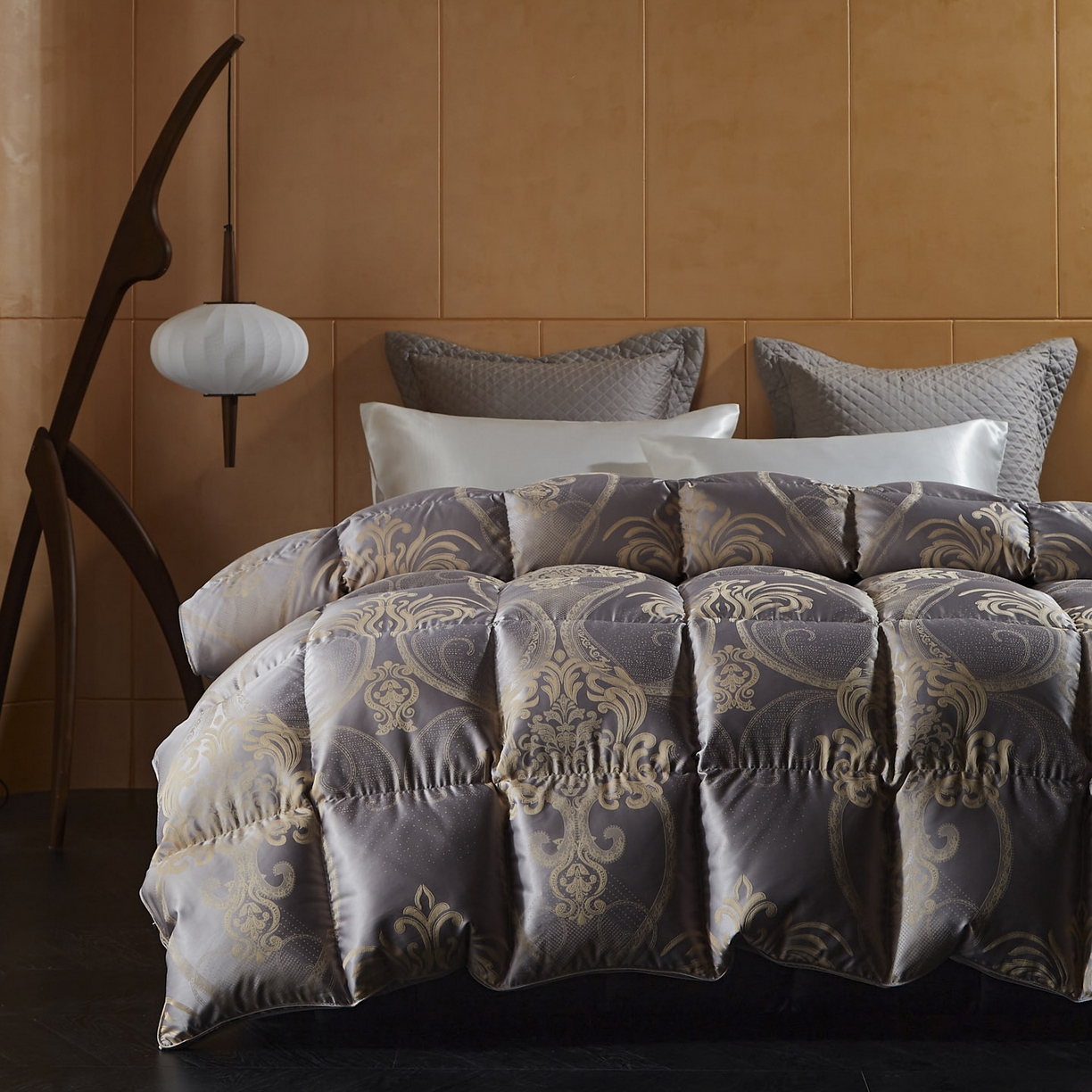 91家纺网 家纺一手货源 找家纺 暖羽屋羽绒馆 2025新款国标95鸭绒被子 婚庆羽绒被芯 双人冬被 加厚春秋被 保暖被 H欧罗雅