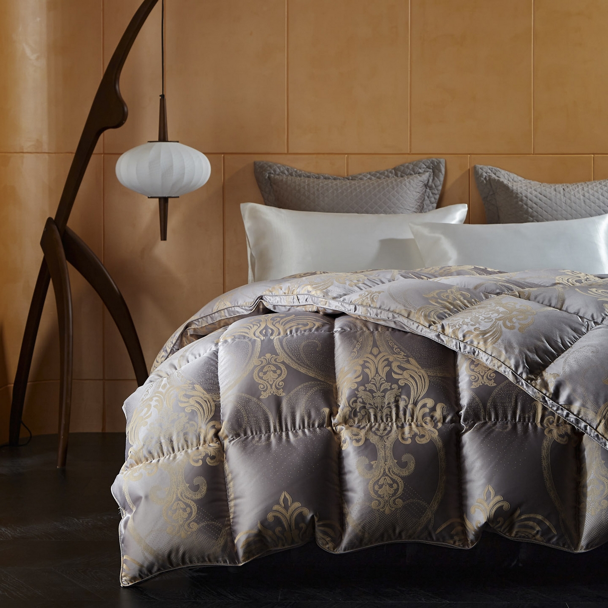 91家纺网 家纺一手货源 找家纺 暖羽屋羽绒馆 2025新款国标95鸭绒被子 婚庆羽绒被芯 双人冬被 加厚春秋被 保暖被 H欧罗雅