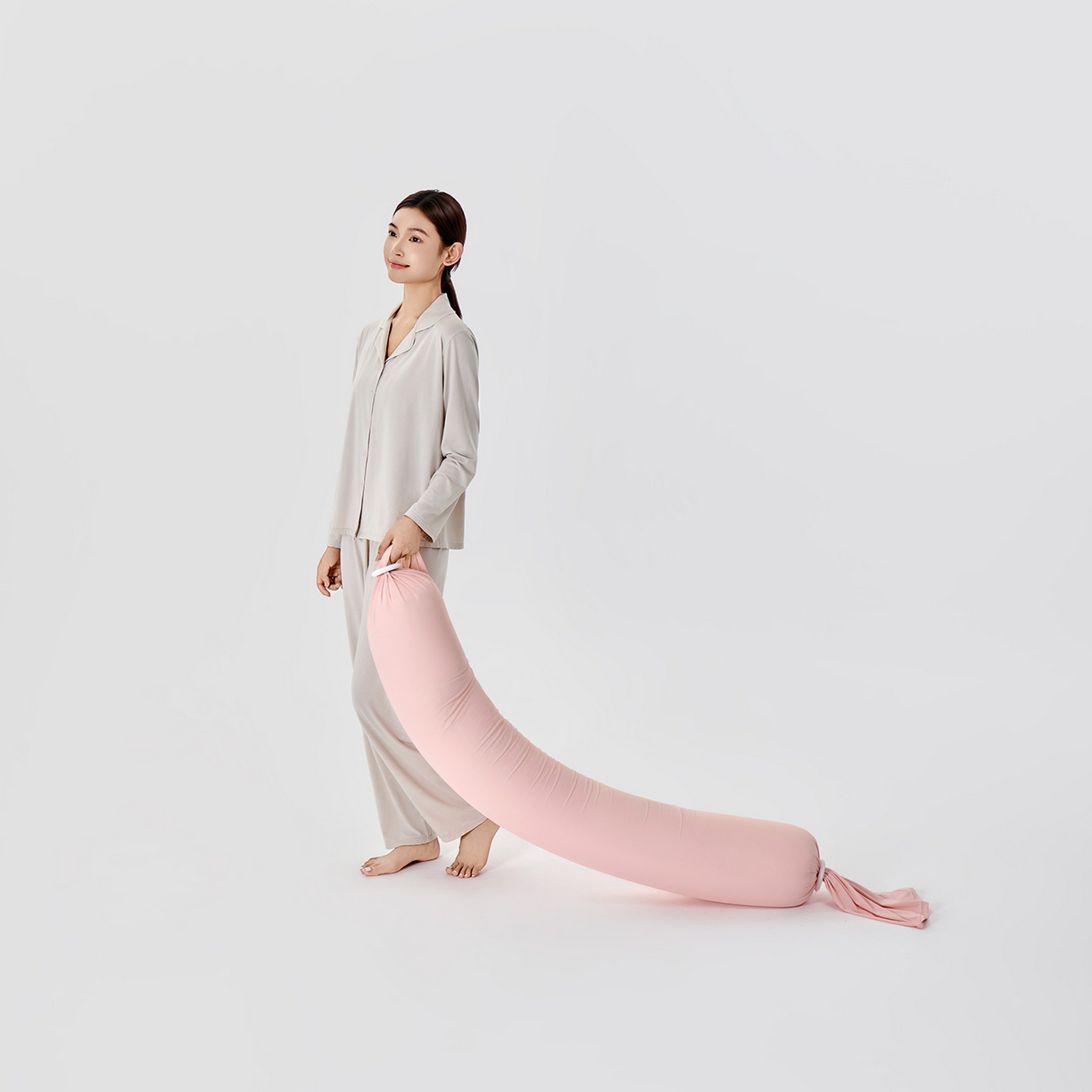 91家纺网 家纺一手货源 找家纺 小叮当家纺仓储工厂店 2025新款儿童安抚枕懒人枕单身枕孕妇抱枕糖果枕多功能抱枕 糖果枕-粉色