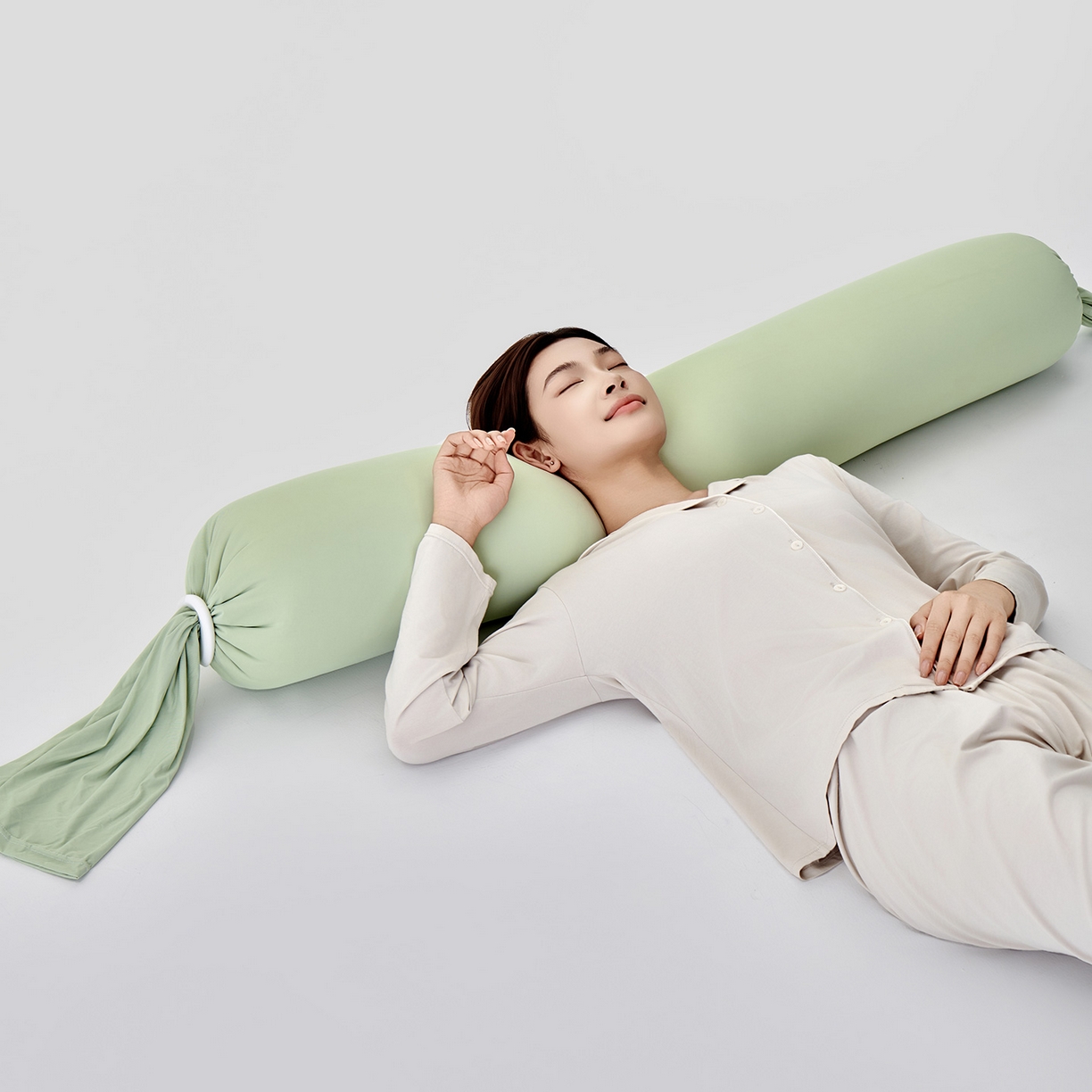 91家纺网 家纺一手货源 找家纺 小叮当家纺仓储工厂店 2025新款儿童安抚枕懒人枕单身枕孕妇抱枕糖果枕多功能抱枕 糖果枕-绿色