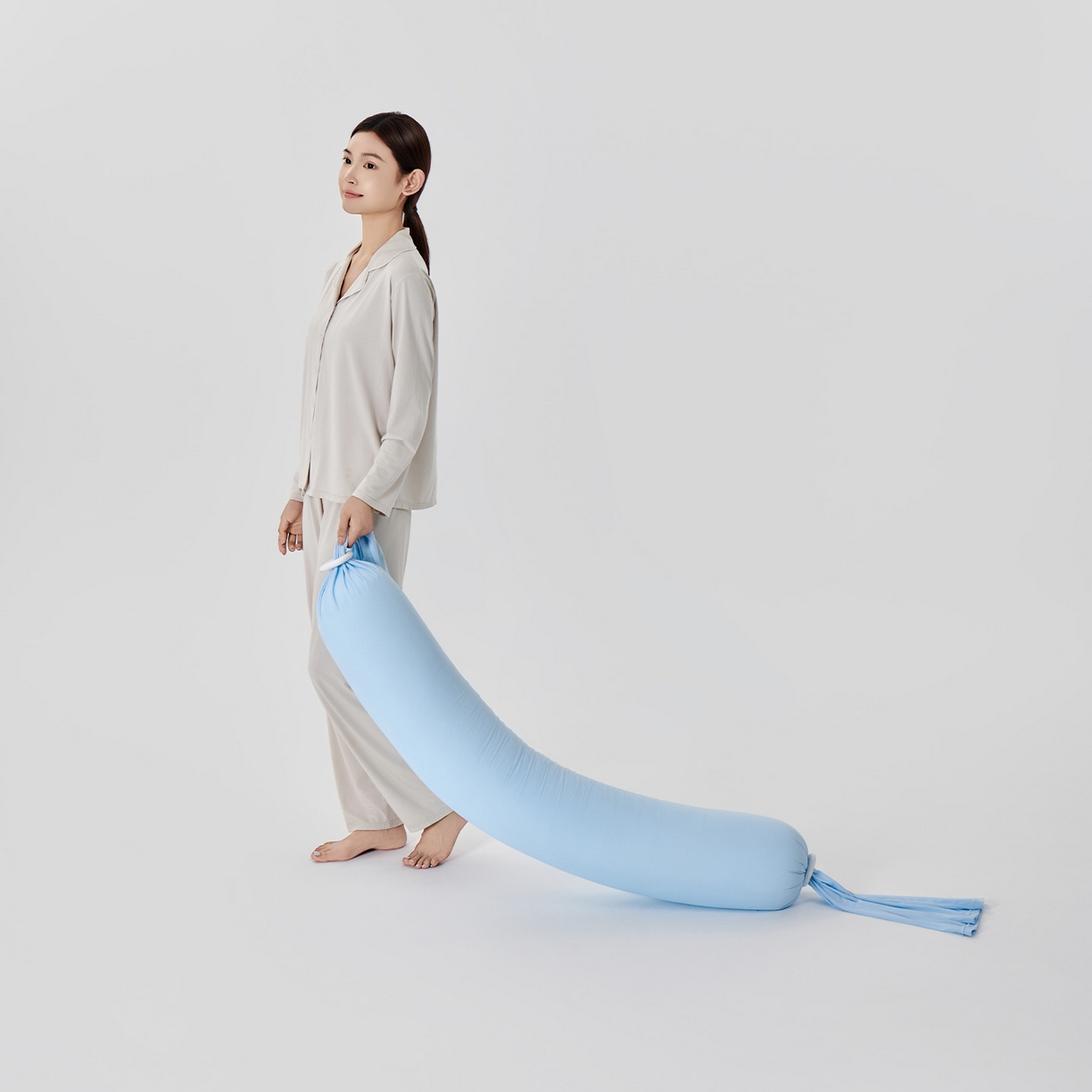 91家纺网 家纺一手货源 找家纺 小叮当家纺仓储工厂店 2025新款儿童安抚枕懒人枕单身枕孕妇抱枕糖果枕多功能抱枕 糖果枕-蓝色