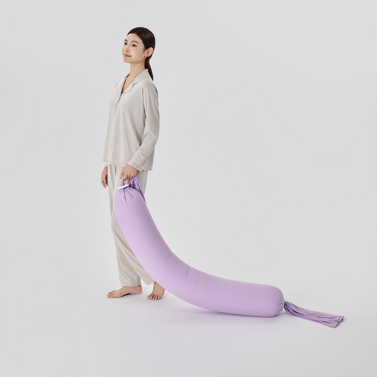 91家纺网 家纺一手货源 找家纺 小叮当家纺仓储工厂店 2025新款儿童安抚枕懒人枕单身枕孕妇抱枕糖果枕多功能抱枕 糖果枕-紫色