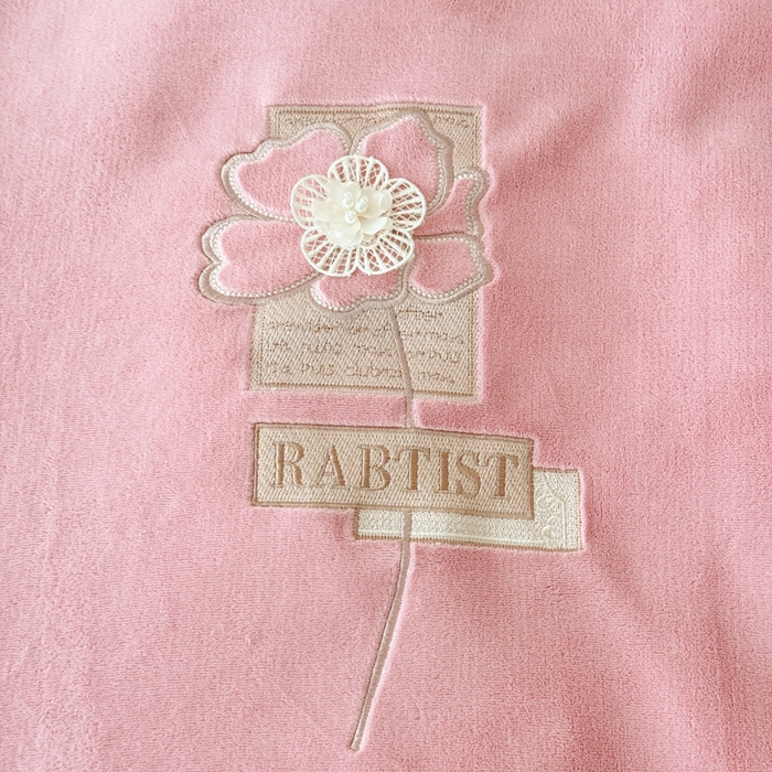 91家纺网 家纺一手货源 找家纺 保罗圣迪奥 2025新款230克全消光牛奶绒四件套-如梦花期 如梦花期-粉色