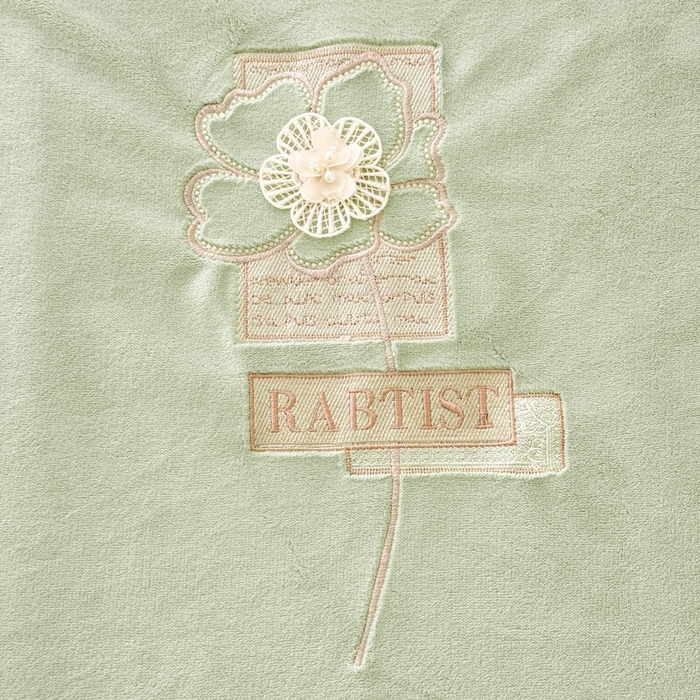 91家纺网 家纺一手货源 找家纺 保罗圣迪奥 2025新款230克全消光牛奶绒四件套-如梦花期 如梦花期-绿色