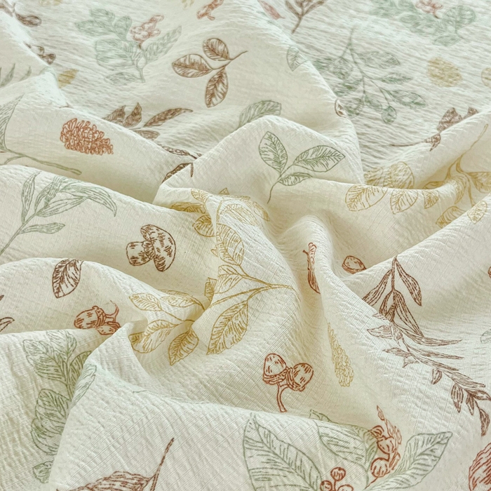 91家纺网 家纺一手货源 找家纺 小叮当家纺仓储工厂店 2025新款云感提花双层纱花边单床单单件床单单品床单 松果