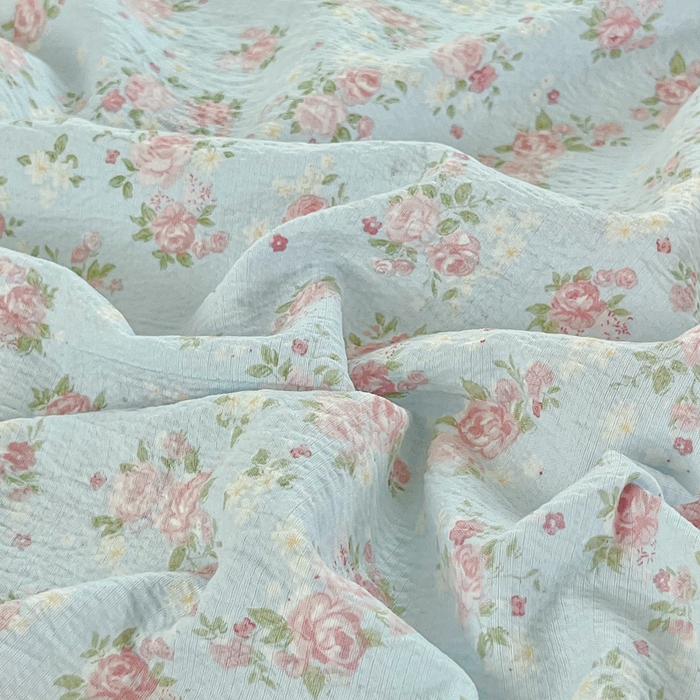 91家纺网 家纺一手货源 找家纺 小叮当家纺仓储工厂店 2025新款云感提花双层纱花边单床单单件床单单品床单 繁花