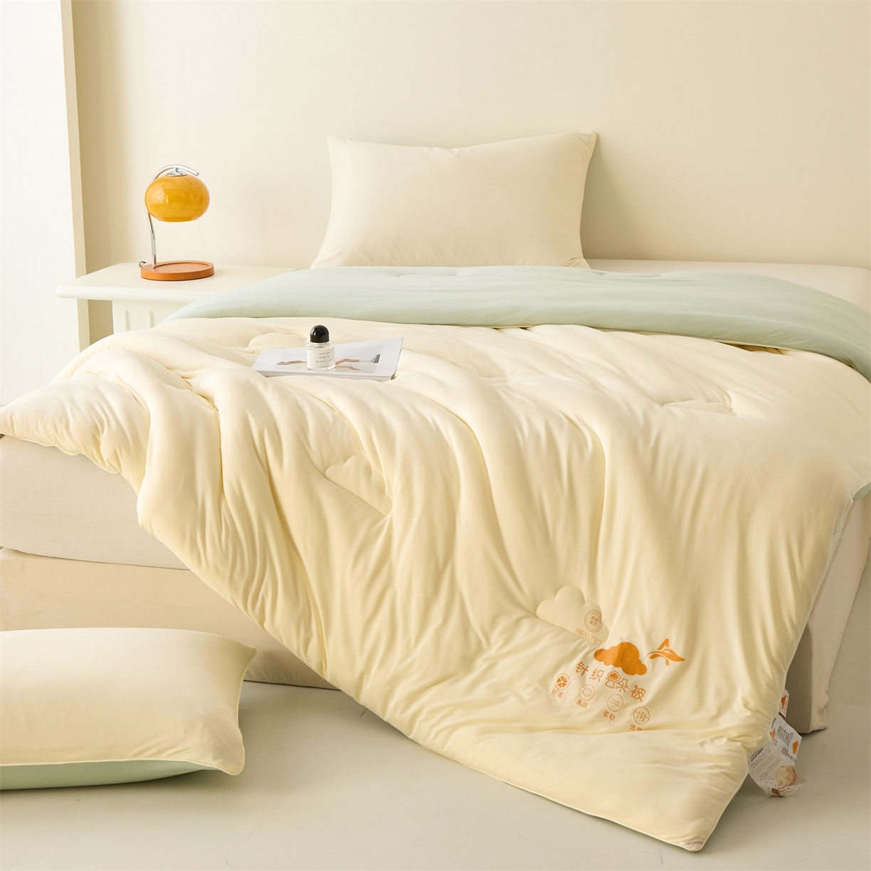 91家纺网 家纺一手货源 找家纺 （总）小叮当家纺仓储工厂店 2025新款A类针织棉大豆被系列被子被芯春秋被冬被