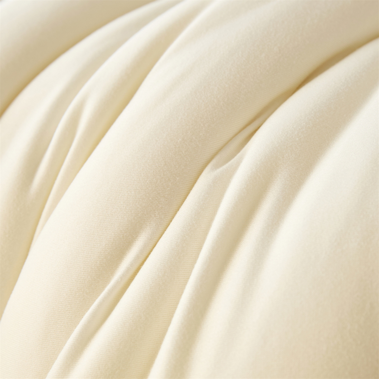 91家纺网 家纺一手货源 找家纺 小叮当家纺仓储工厂店 2025新款A类针织棉大豆被系列被子被芯春秋被冬被 云朵棉-奶昔白