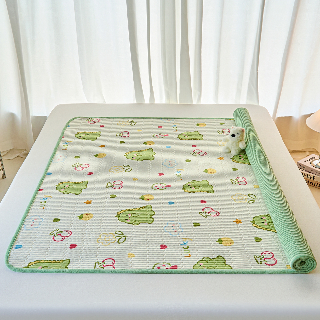 91家纺网 家纺一手货源 找家纺 （总）小叮当家纺仓储工厂店 2025新款棉加绒床垫一面全棉一面牛奶绒床褥垫软床垫床盖四季通用