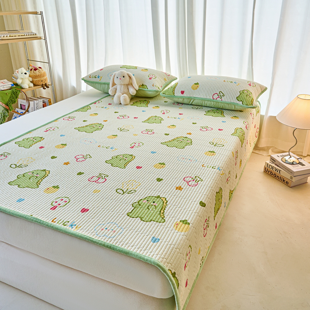 91家纺网 家纺一手货源 找家纺 （总）小叮当家纺仓储工厂店 2025新款棉加绒床垫一面全棉一面牛奶绒床褥垫软床垫床盖四季通用