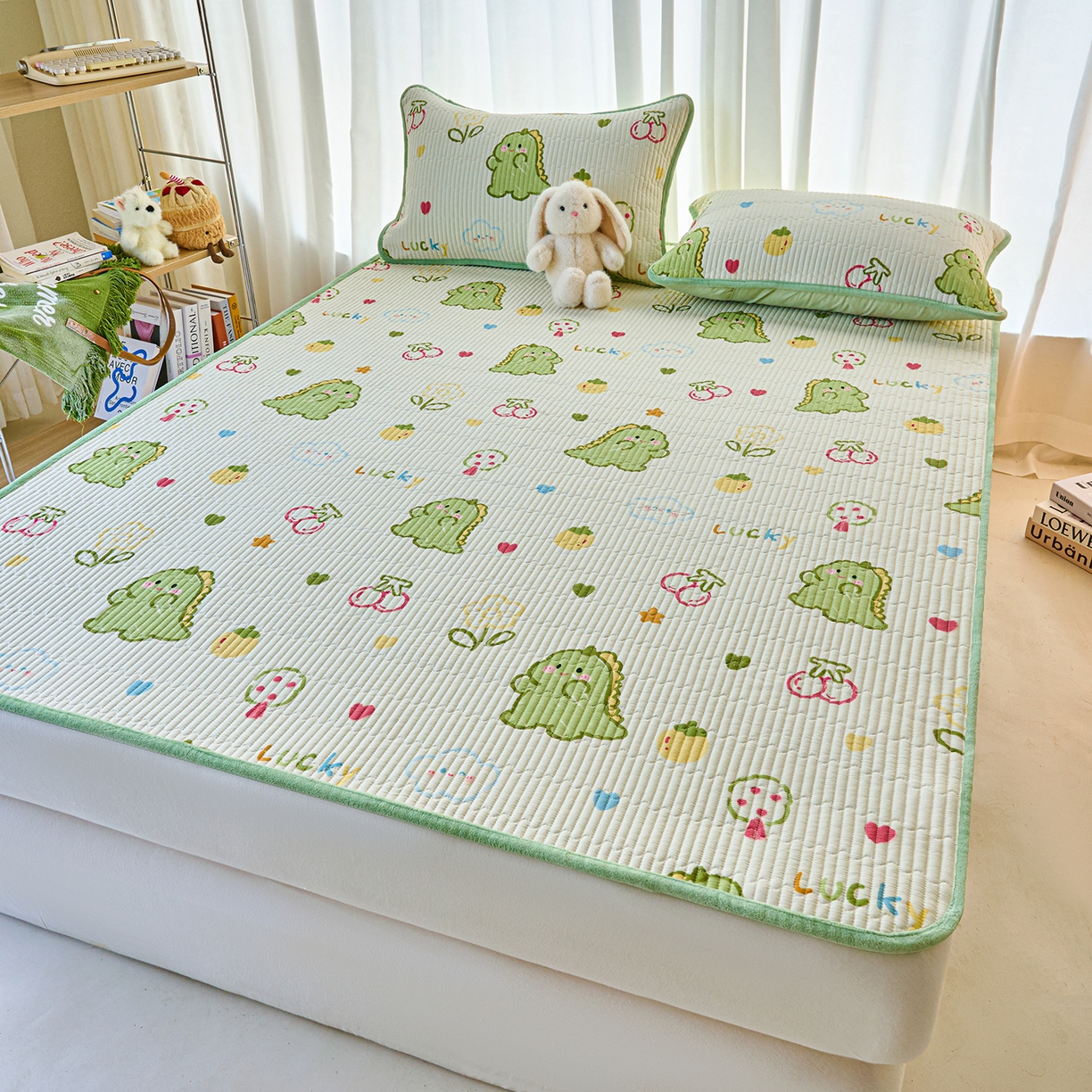 91家纺网 家纺一手货源 找家纺 （总）小叮当家纺仓储工厂店 2025新款棉加绒床垫一面全棉一面牛奶绒床褥垫软床垫床盖四季通用