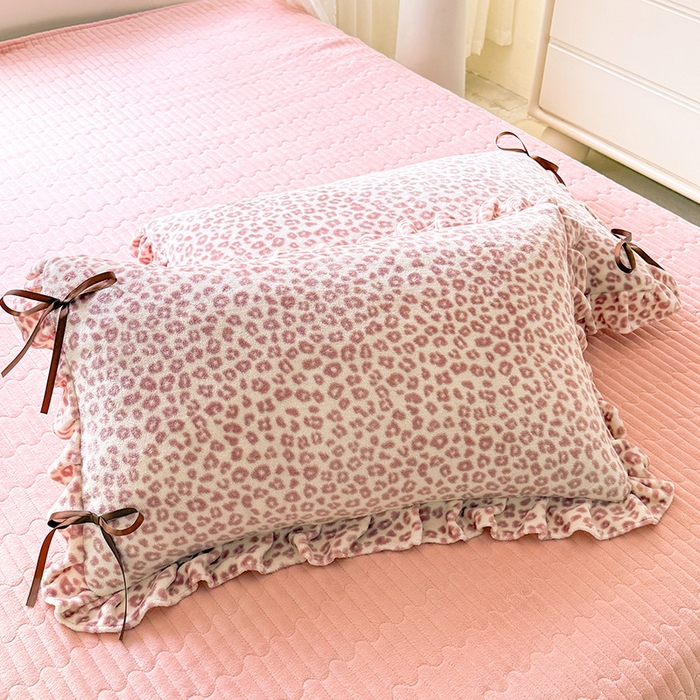 91家纺网 家纺一手货源 找家纺 （总）韩约家纺 2025新款韩式蝴蝶结牛奶绒床盖款四件套