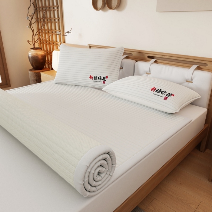 91家纺网 家纺一手货源 找家纺 （总）缔莱（十三铭）被业 2025新款A类新疆水洗棉花床垫床护垫