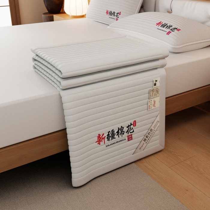 91家纺网 家纺一手货源 找家纺 （总）缔莱（十三铭）被业 2025新款A类新疆水洗棉花床垫床护垫