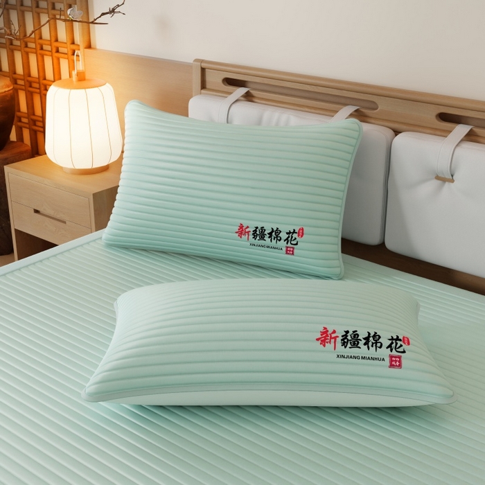 91家纺网 家纺一手货源 找家纺 缔莱（十三铭）被业 2025新款A类新疆水洗棉花床垫床护垫 新疆棉花软垫-绿色