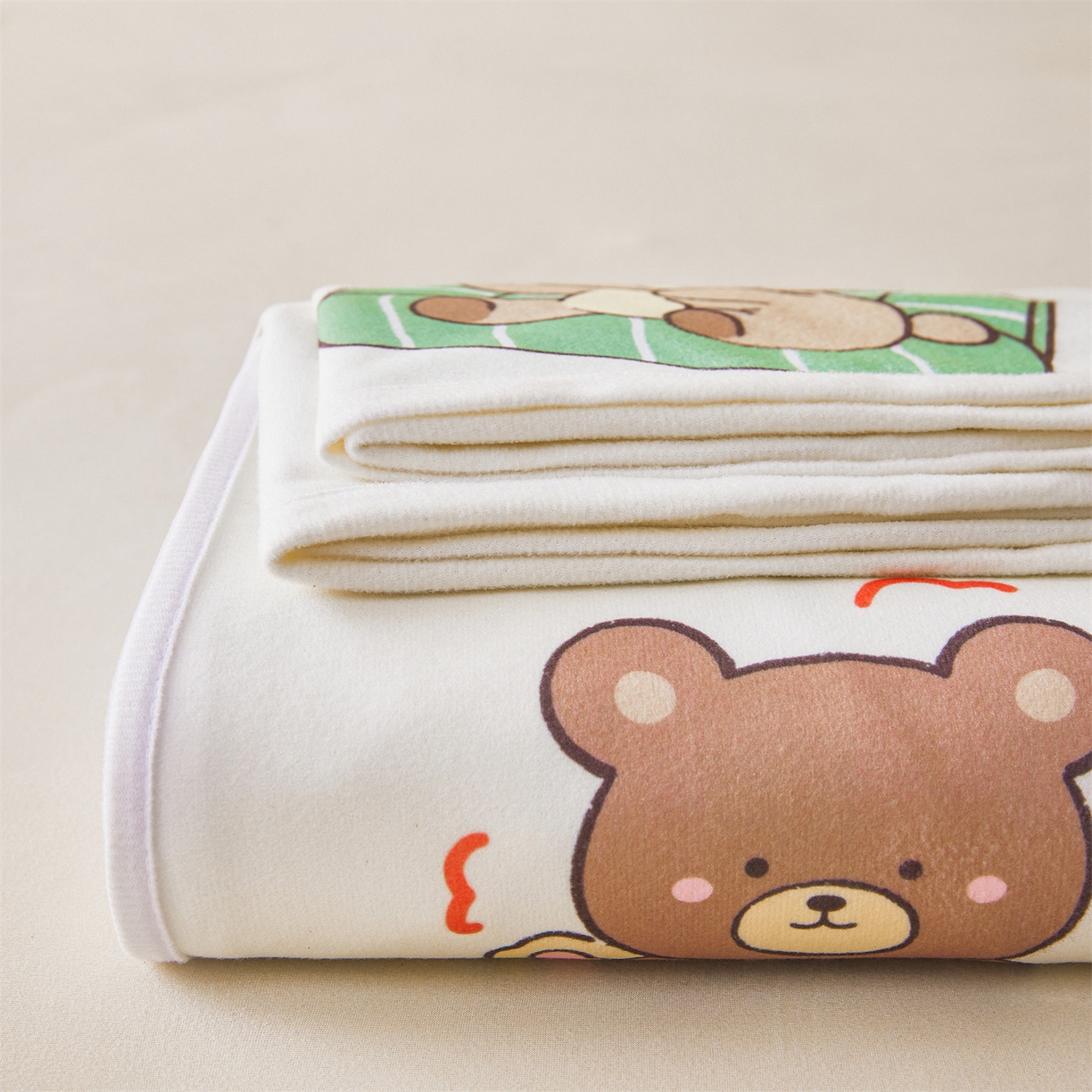 91家纺网 家纺一手货源 找家纺 （总）雯豆家纺 2025新款防水隔尿垫子卡通成人床垫保护罩A类宝宝尿垫