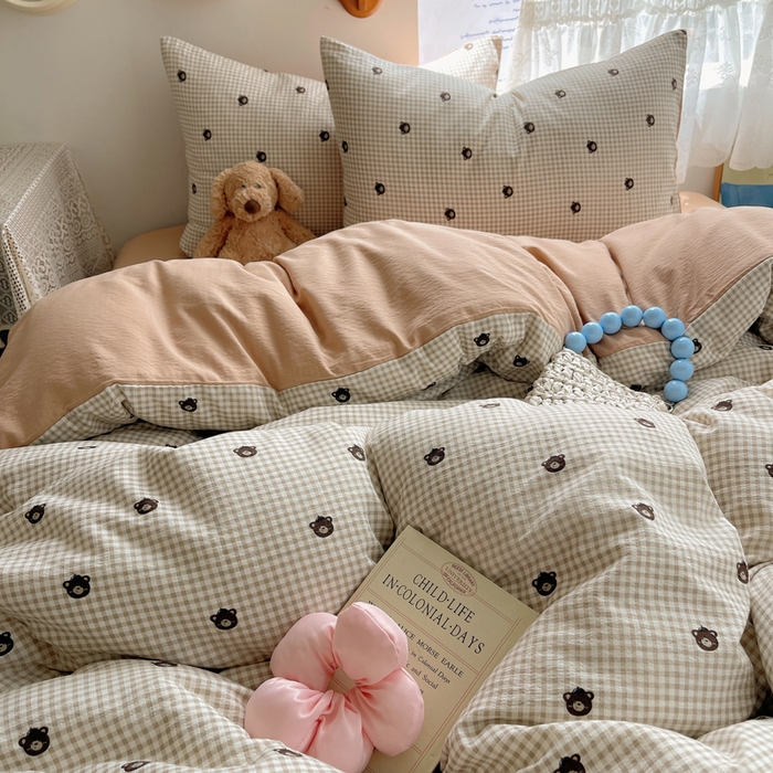 91家纺网 家纺一手货源 找家纺 澜妃 2025新款云感提花双层纱四件套 罗格先生