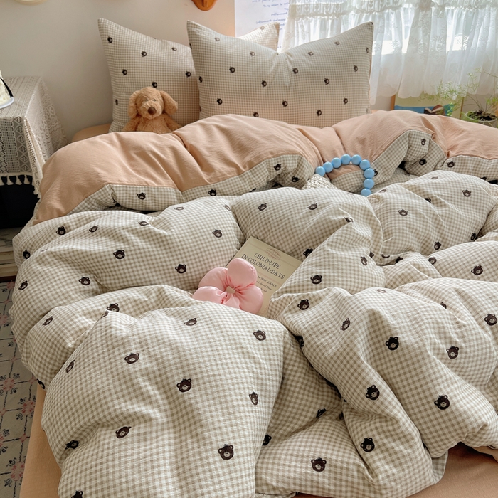 91家纺网 家纺一手货源 找家纺 澜妃 2025新款云感提花双层纱四件套 罗格先生